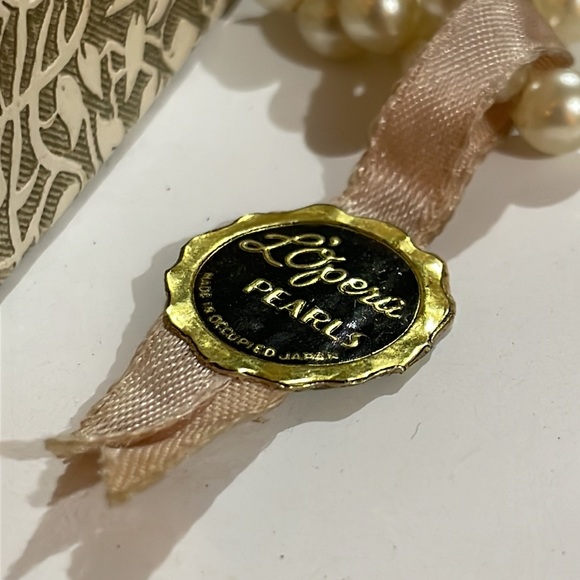 1945/52 Vintage Faux Pearls. With Label, occupied Japan. With original Box. - Picture 2 of 9